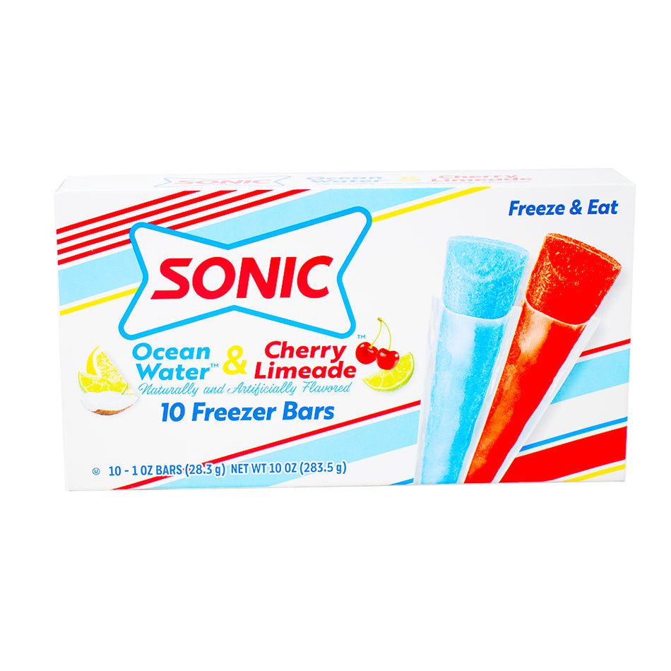 Sonic Freezer Pops 10ct - 283.5g - Sonic Freezer Pops - Freezie - Freezer Pops - Sonic - Sonic Candy