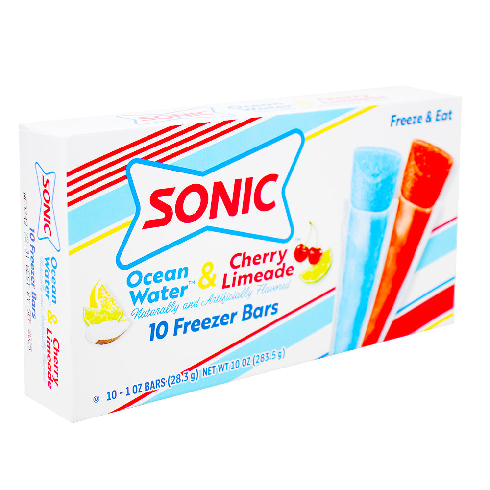 Sonic Freezer Pops 10ct - 283.5g - Sonic Freezer Pops - Freezie - Freezer Pops - Sonic - Sonic Candy