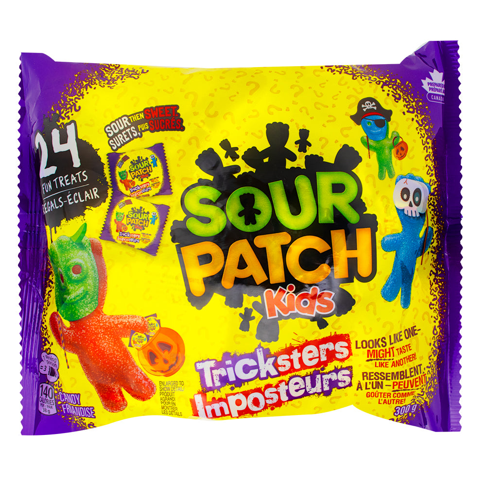 Maynards Sour Patch Kids Tricksters Fun Treats - 24ct