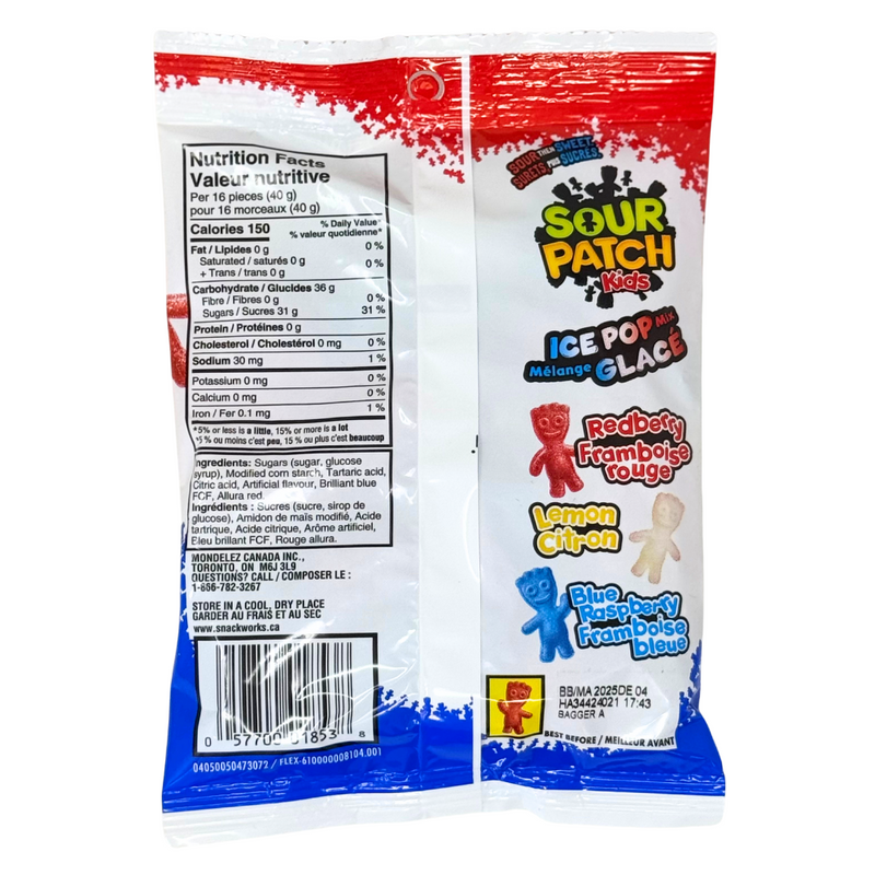 Sour Patch Kids Ice Pop Mix - 150g