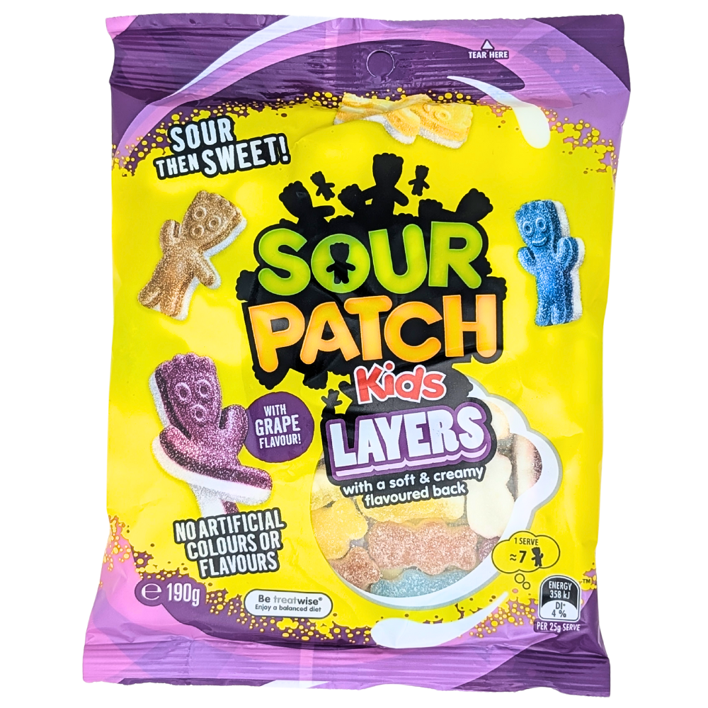 Sour Patch Kids Layers (Australia) - 190g | Candy Funhouse US