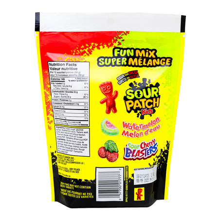 Sour Patch Kids Fun Mix - 315g  Nutrition Facts Ingredients
