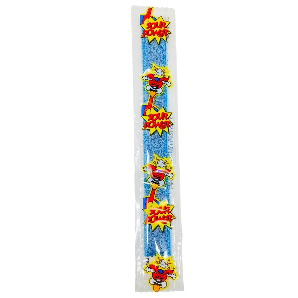 Sour Power Wrapped Belts Blue Raspberry | Candy Funhouse US
