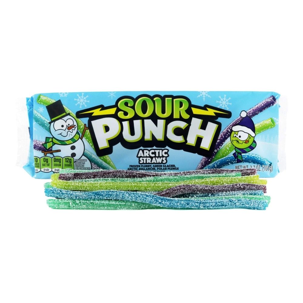 Sour Punch Straws Arctic - 3.2oz