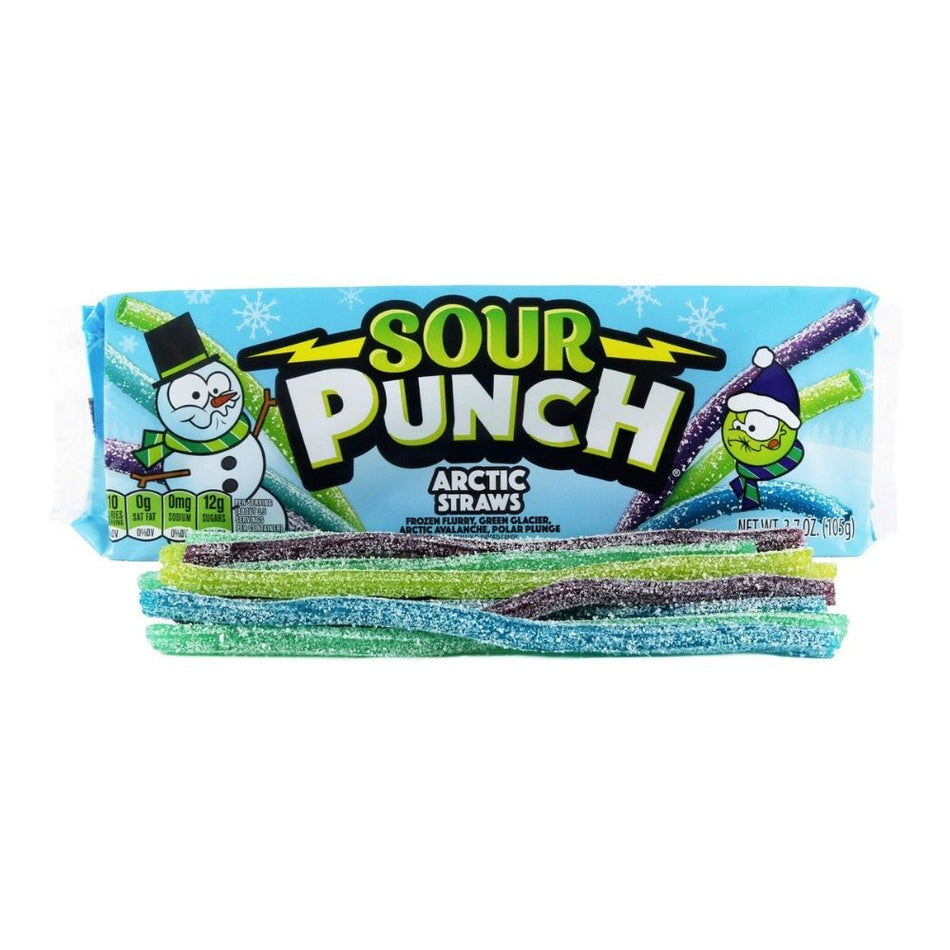 Sour Punch Straws Arctic - 3.2oz