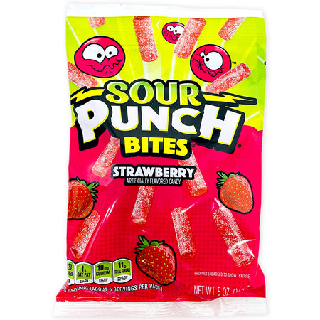 Sour Punch Bites - Strawberry - 5oz