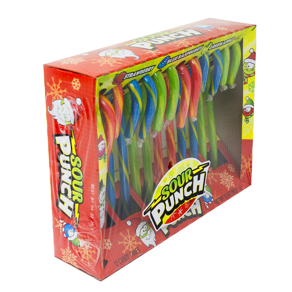 Sour Punch Candy Canes 12ct - 5.3oz