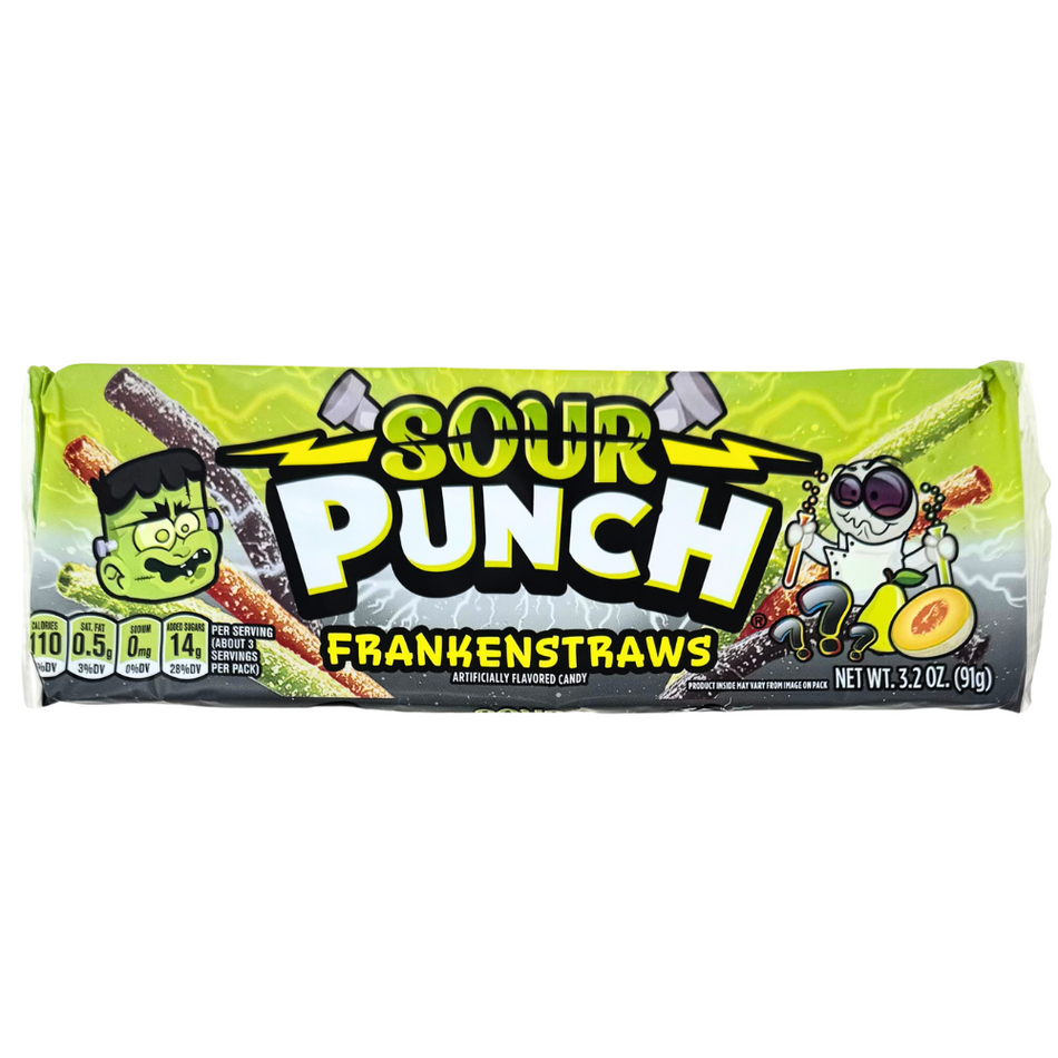 Sour Punch Frankenstraws - 3.2oz