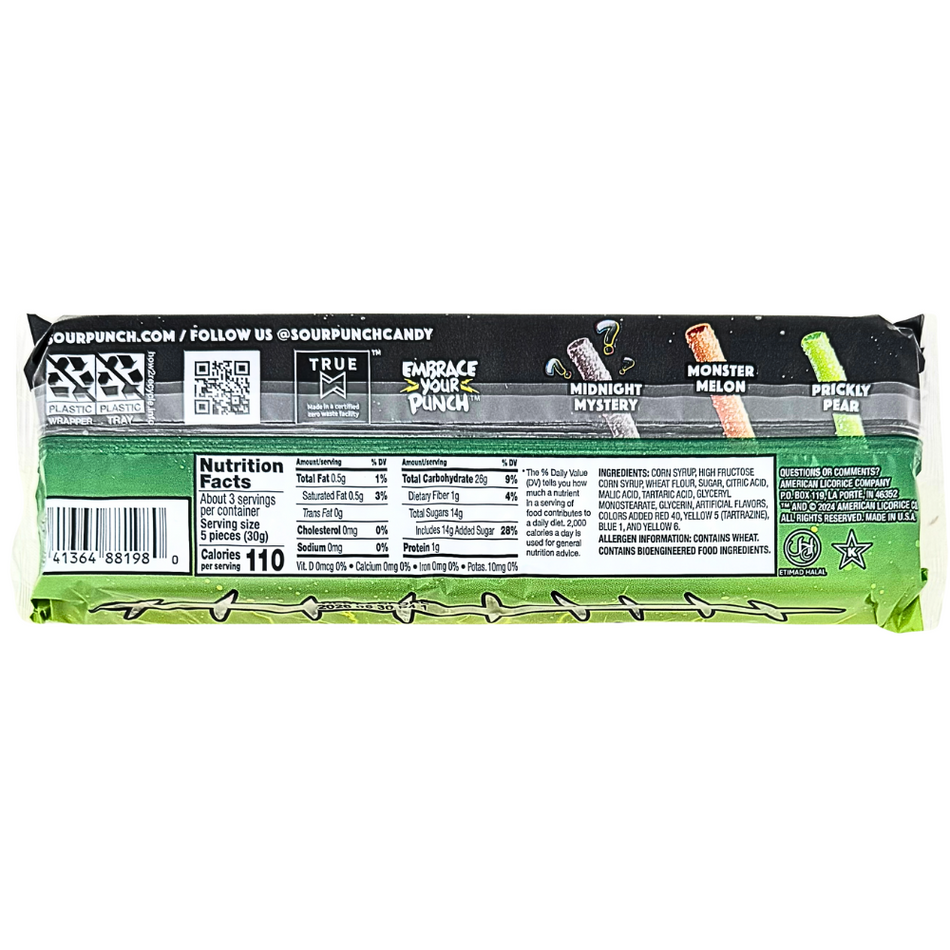 Sour Punch Frankenstraws - 3.2oz