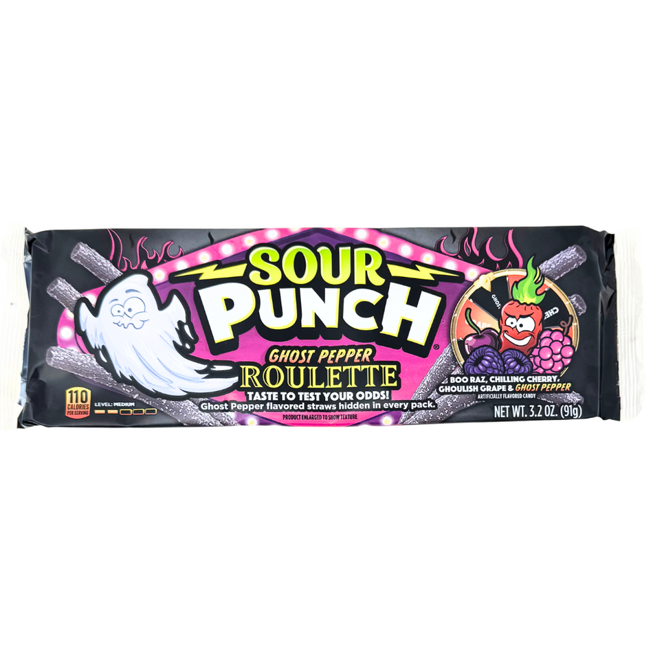 Sour Punch Ghost Pepper Roulette - 3.2oz