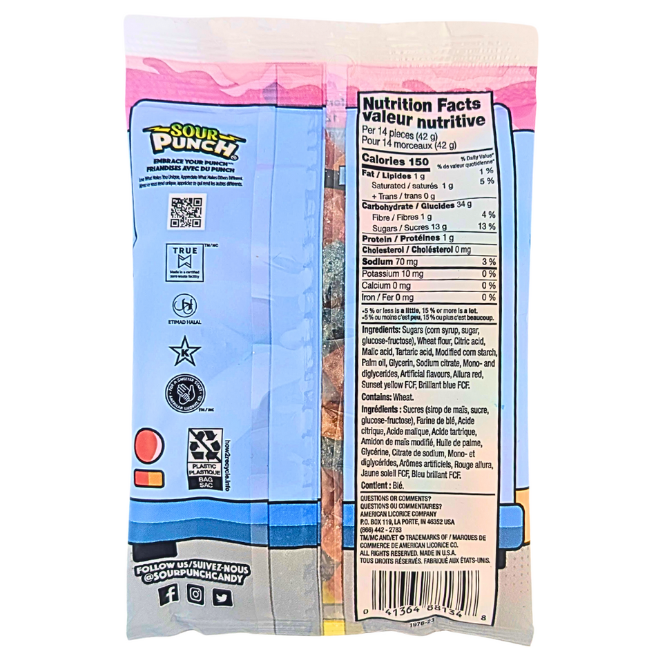 Sour Punch Ice Cream Truck Bites - 105g