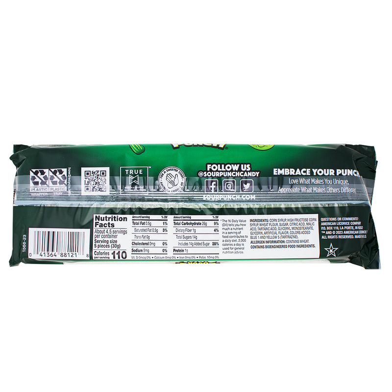 Sour Punch Pickle Roulette - 4.5oz Nutrition Facts Ingredients-Sour Punch Pickle Roulette-Sour Punch-Candy pickles