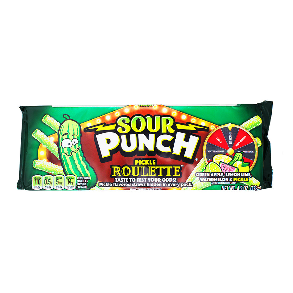 Sour Punch Pickle Roulette - 4.5oz-Sour Punch Pickle Roulette-Sour Punch-Candy pickles
