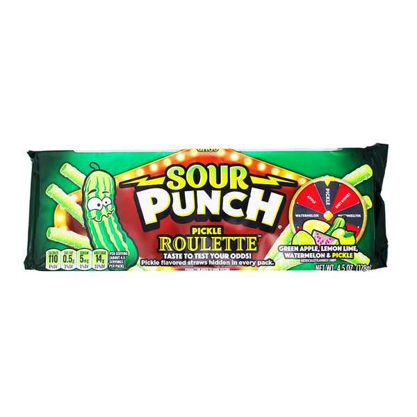 SOUR PUNCH Strawberry Straws, 4.5oz Tray