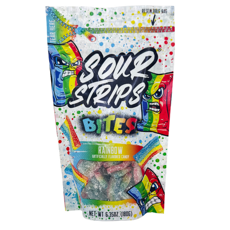 Sour Strips Bites Rainbow - 6.35oz