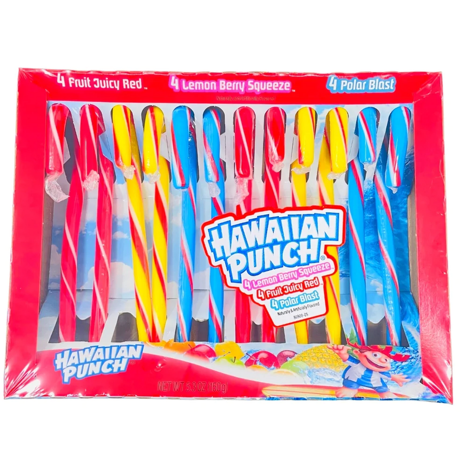 Christmas Hawaiian Punch Candy Canes 12ct - 5.3oz