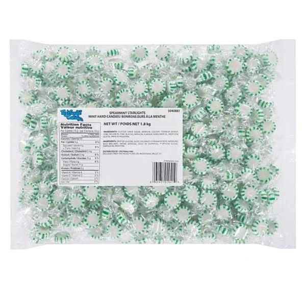 Spearmint Starlight Mints Hard Candy - 1.8kg