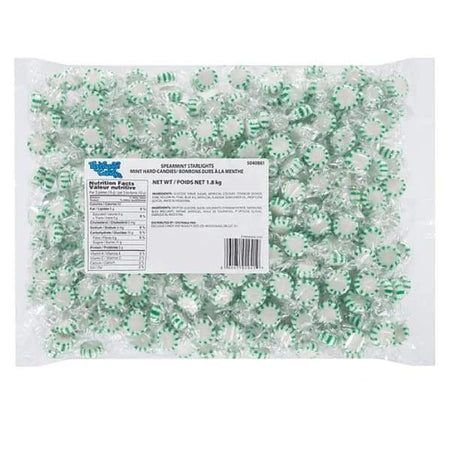 Spearmint Starlight Mints Hard Candy - 1.8kg