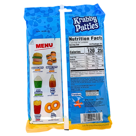 Spongebob Krabby Patties Combo Meal - 2.6oz