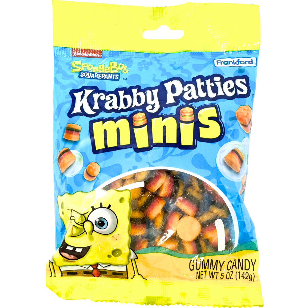Spongebob Krabby Patty Minis Peg Bag - 5oz