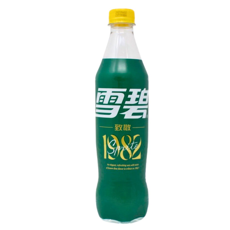 Sprite Original Recipe 1982 (China) - 500mL-Sprite-Chinese Snacks-80s Candy-Lemon Lime Soda