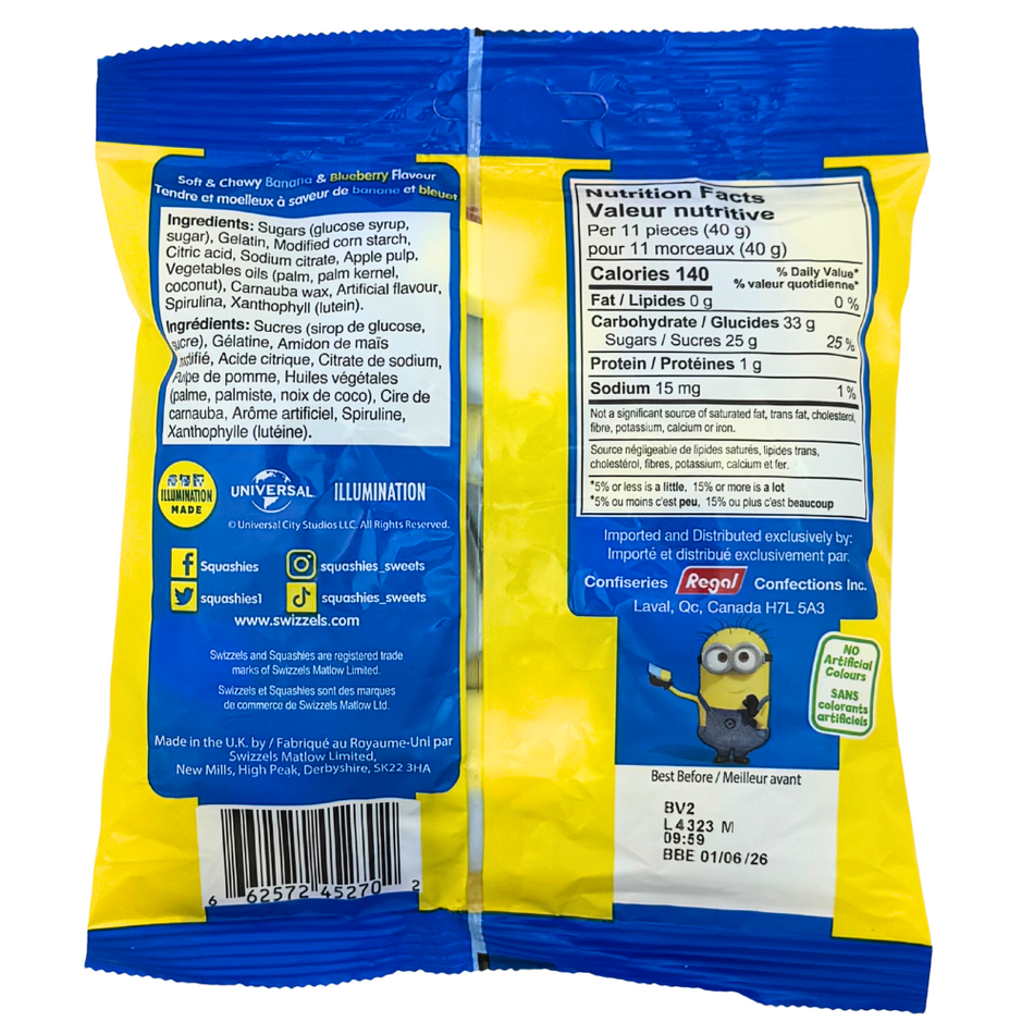 Swizzels Squashies Minions  - 140g