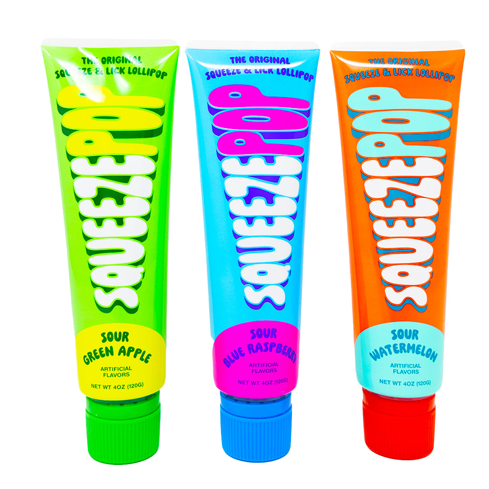 Squeeze Pop Assorted Flavours - 4oz