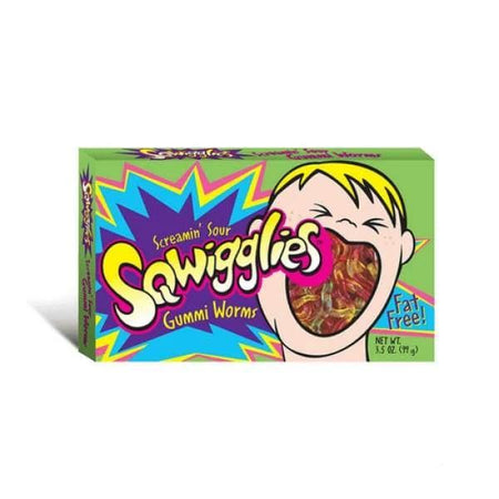 Screamin' Sour Sqwigglies Gummi Worms Theater Pack