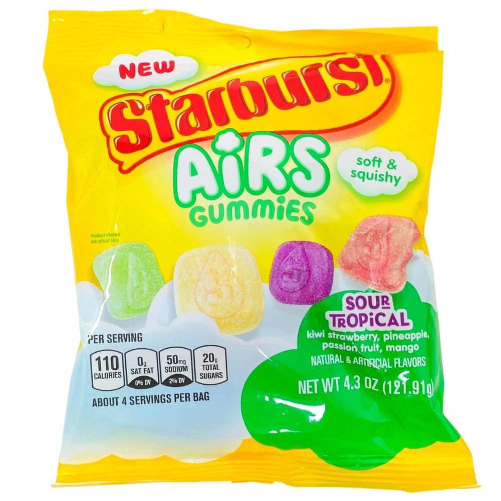 Starburst Airs Gummies Sour Tropical - 4.3oz - Soft and squishy from Starburst