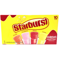 Starburst Freezer Pops 10 Pack - 10oz