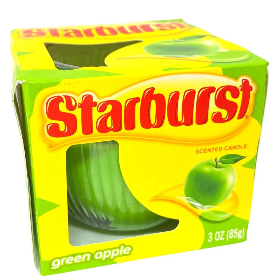 Starburst Scented Candle Green Apple-Starburst Candle-apple Candle
