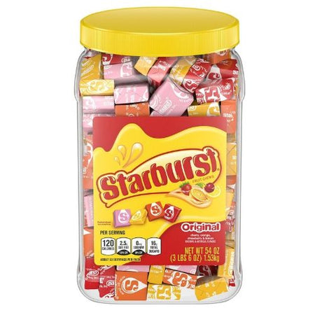 Starburst Original Fruit Chews Candy Pantry Size - 54oz-Starburst-Fruit candy-Pink starburst