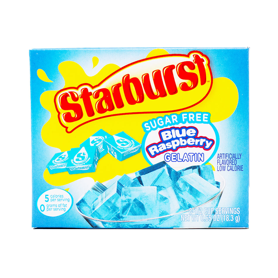 Starburst Sugar Free Gelatin Blue Raspberry - 18.3g