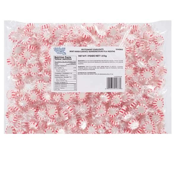 Peppermint Starlight Mints Hard Candy - 1.8kg