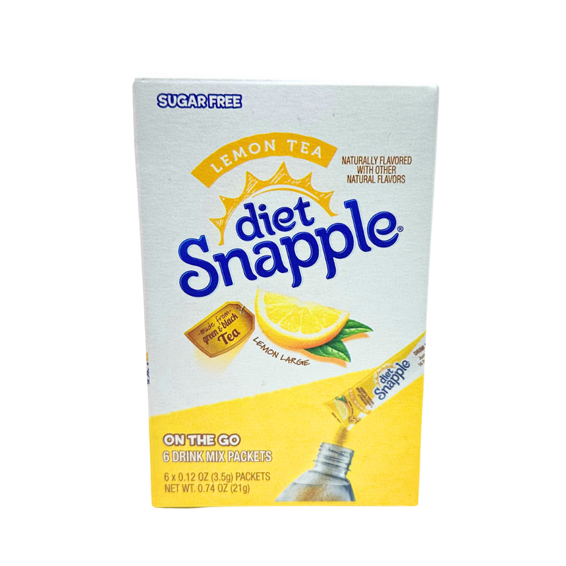 Snapple Singles To Go Diet Lemon Tea 