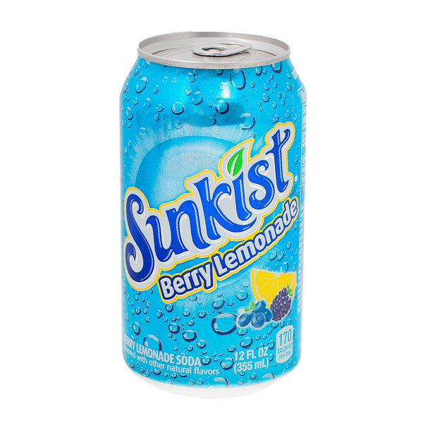 Sunkist Berry Lemonade Soda - 355mL | Candy Funhouse US