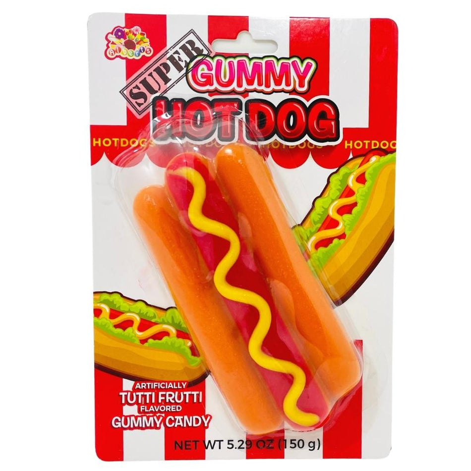 Super Gummy Hot Dog - 5.29oz-Gummies-Gummy Hot Dog