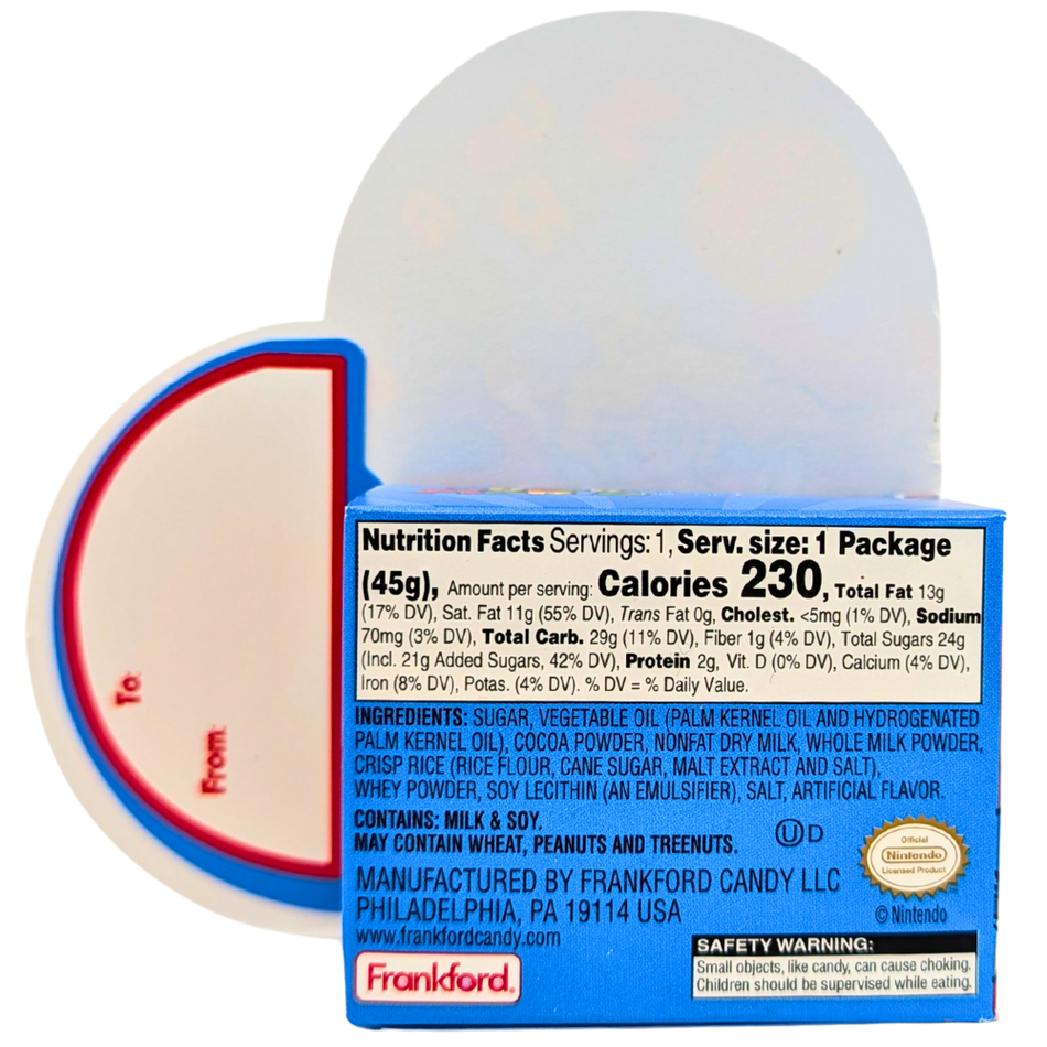 Super Mario Chocolaty Crispy Hearts - 45g