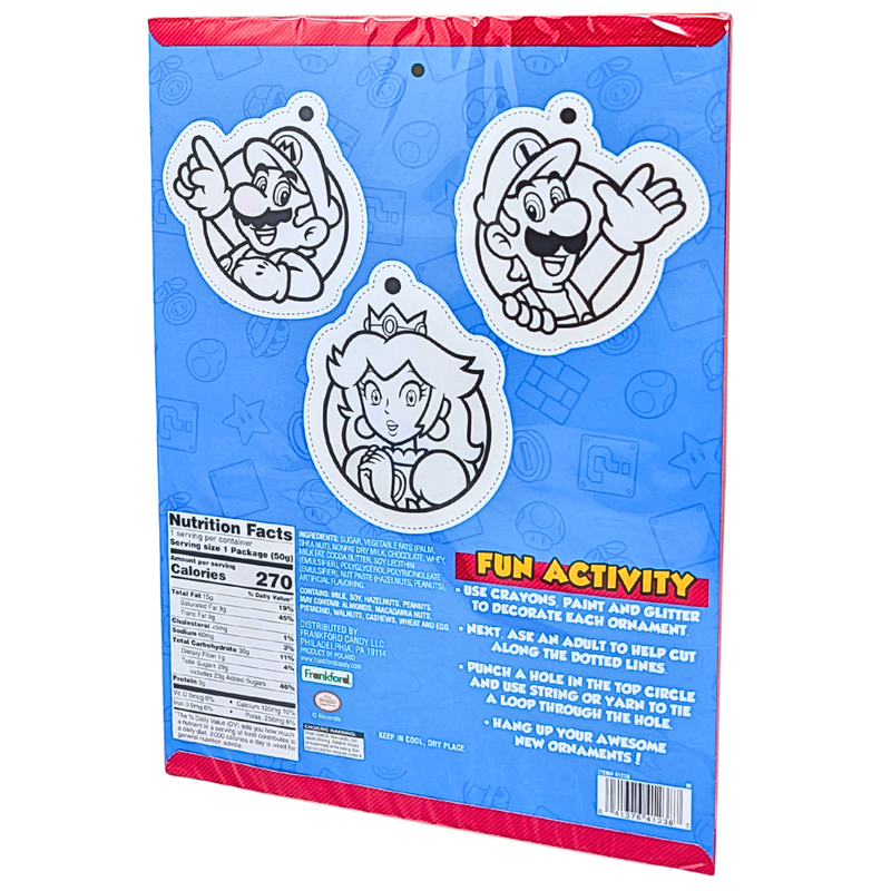 Super Mario Holiday Countdown Calendar - 1.76oz