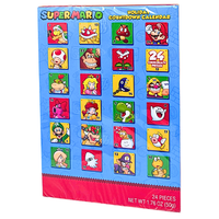 Super Mario Holiday Countdown Calendar - 1.76oz