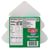 Swedish Fish Mini Christmas Fudge Covered - 90g