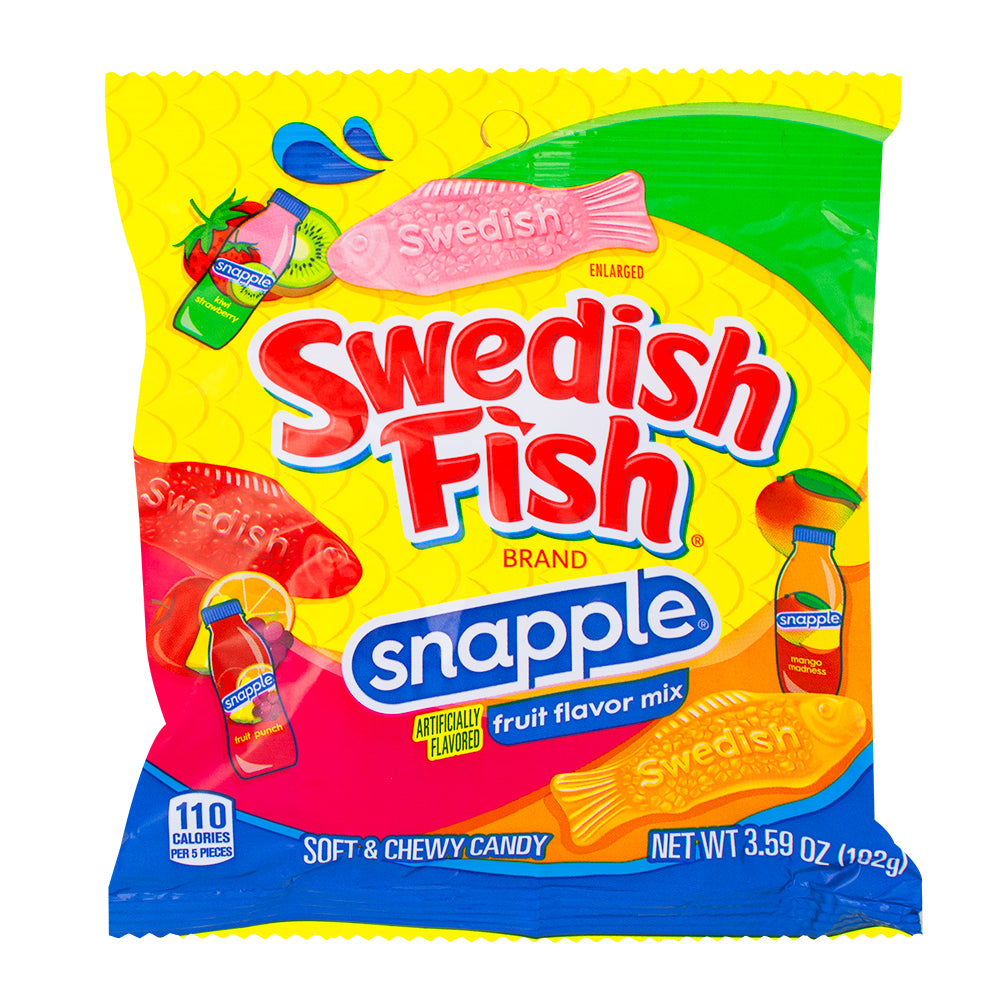 Swedish Fish Snapple Fruit Flavor Mix | Candy Funhouse – Candy Funhouse US