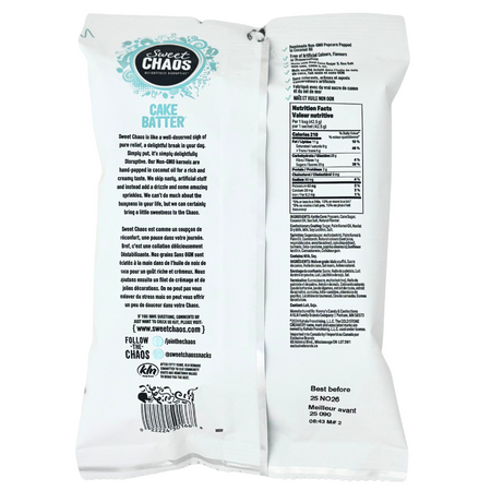 Sweet Chaos Drizzled Popcorn Cake Batter - 42.5g