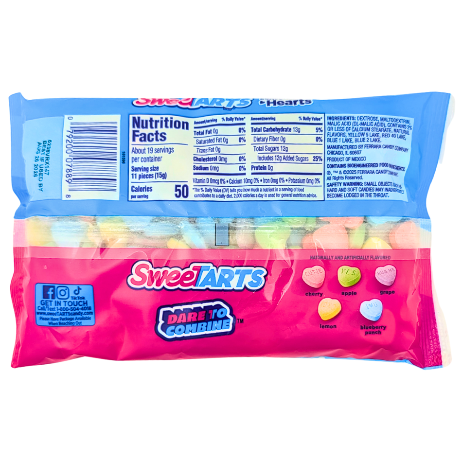 Sweetarts Conversation Hearts - 10oz