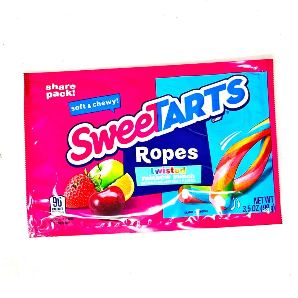 Sweetarts Ropes Twisted Rainbow Punch Share Pack - 3.5oz