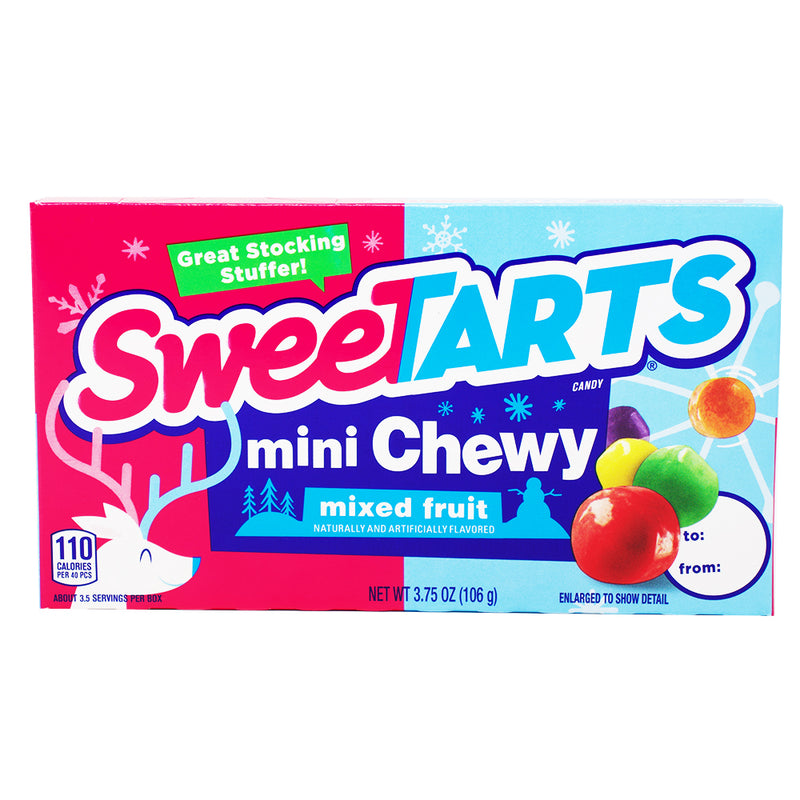 Sweetarts Christmas Mini Chewy Theatre Box - 3.75oz - Sweet Tarts