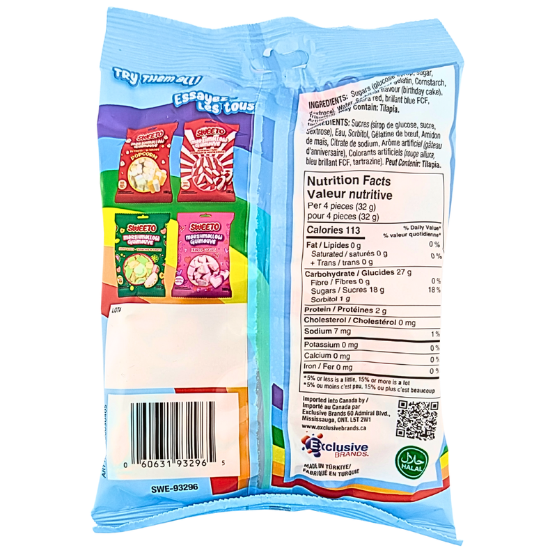 Sweeto Marshmallow Unicorn Swirls - 100g