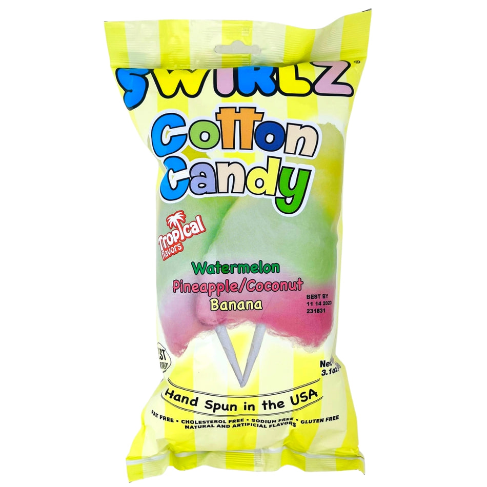 Swirlz Tropical Cotton Candy - 3.1oz