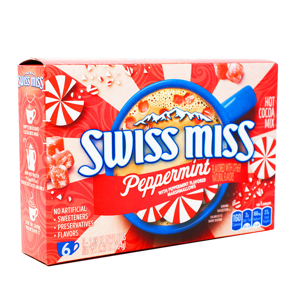 Swiss Miss Hot Cocoa Peppermint with Marshmallows 6pk - 8.28oz