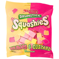 Swizzels Drumstick Squashies Rhubarb & Custard (UK) - 120g